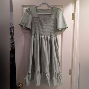 Sage Green Dress